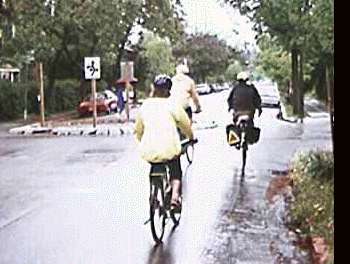 Bicycle Boulevard Cyclists