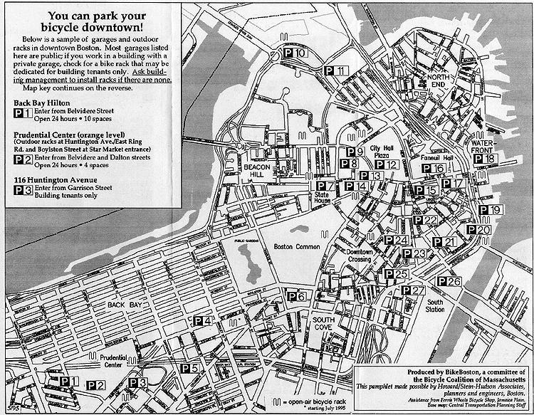 bike parking map